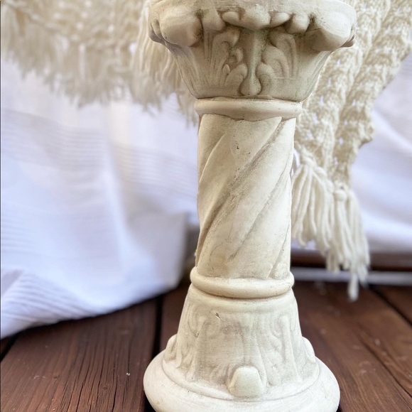 Vintage Ceramic Stoneware Plant Holder Pedestal for Displaying Art Work - Picture 4 of 4